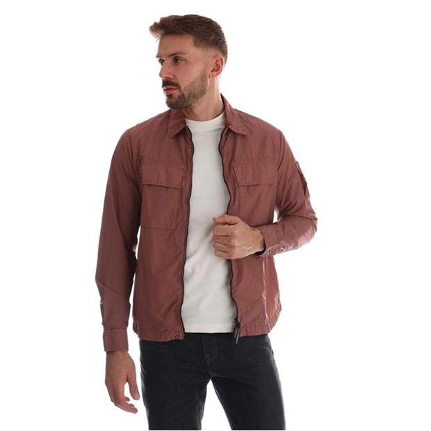 C.P. Company Taylon L Chrome Overshirt - Cedar Wood